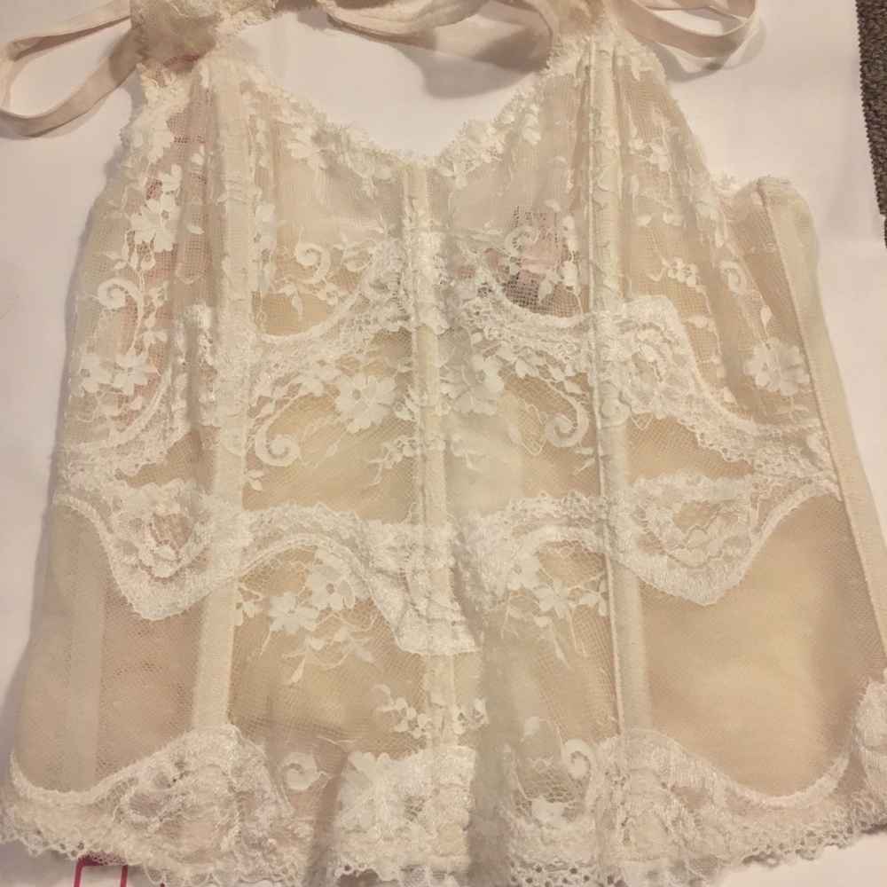 Victoria’s Secret White Laced Corset
